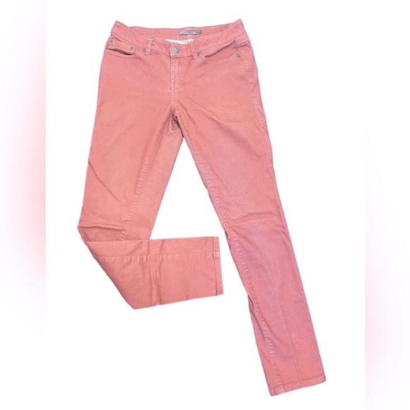 Prana Faded Red Athleisure Stretch Skinny Leg Jeans - Picture 1 of 3